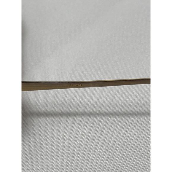 Martine Sitbon Eyeglasses FRAMES ONLY Gold Tone Filigree Detail 6548 48-19 140 - Picture 9 of 11